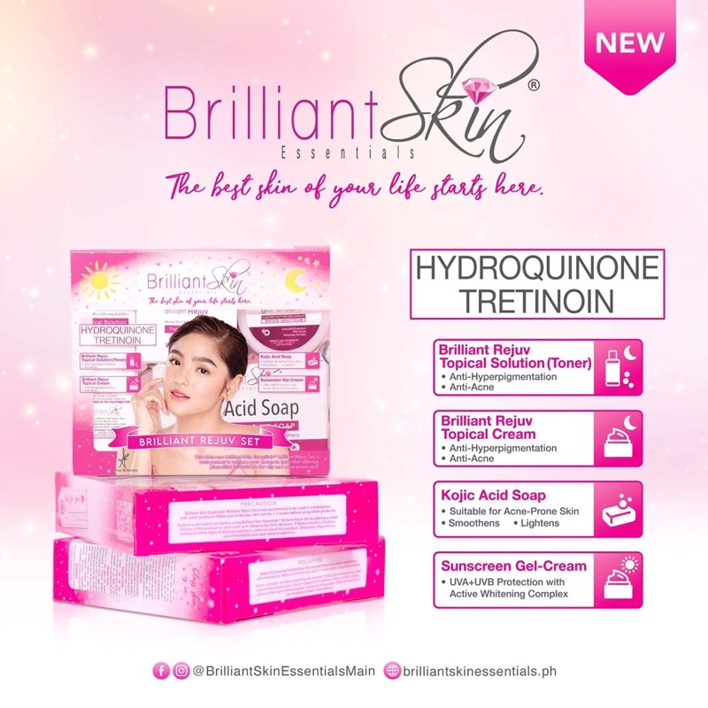 Authentic Brilliant Rejuvinating Set New Packaging | Shopee Philippines