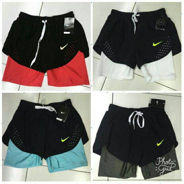 nike shorts with cycling shorts