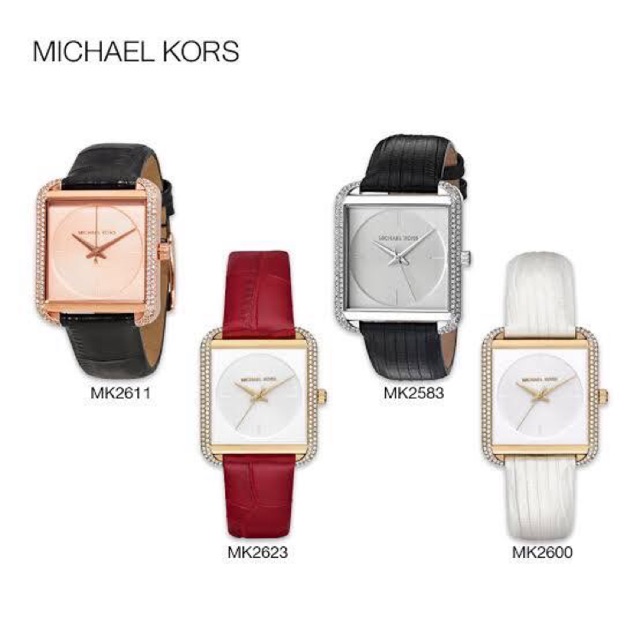 mk watch leather