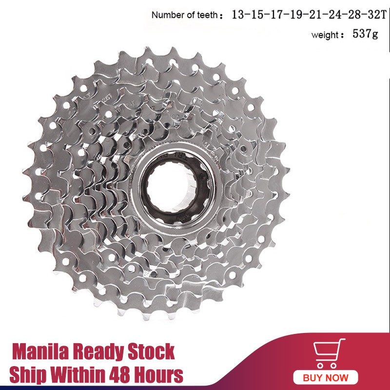 Bike Sprocket Cogs 6/7/8/9 Speed Thread Type 1332T/1428T for Mountain