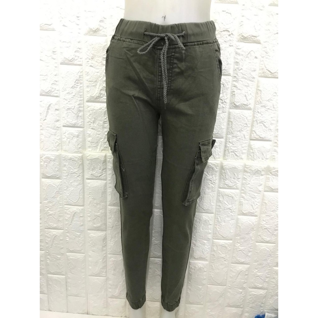 cargo green pants womens