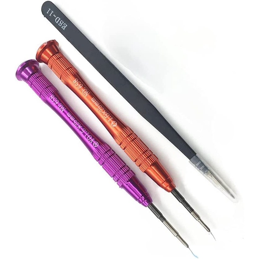 NSLikey Cross Tri 1.5mm Wing Screwdriver Tweezer for Nintendo Switch