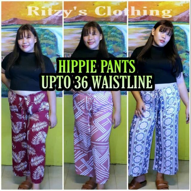 plus size boho pants