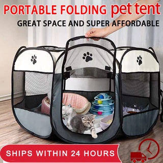 Cat delivery room cat fence dog cat fence dog crate cat bed foldable octagonal tent fence cat cage