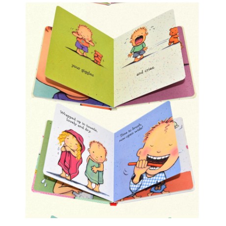 6 Book/set I Love You Through And Through/Ten Tiny Toe Love Good Night English Story Picture Childre
