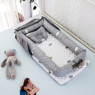 Cotton Portable Crib Bed Newborn Foldable Backpack Crib Baby Bionic Bed Breathable Sleep Nest #2