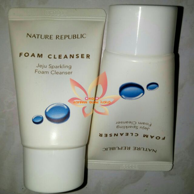 jeju sparkling foam cleanser
