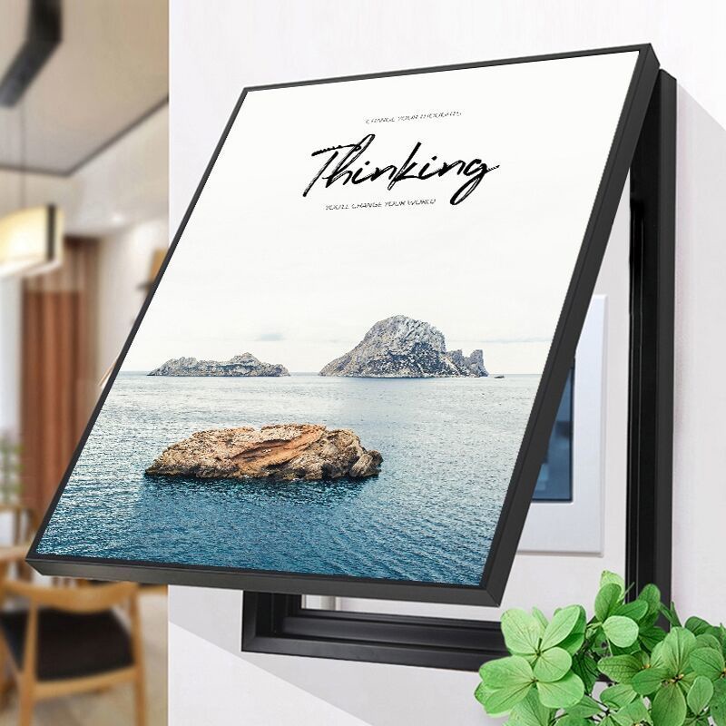 Modern Minimalist Meter Box Decorative Painting Electric Perforation