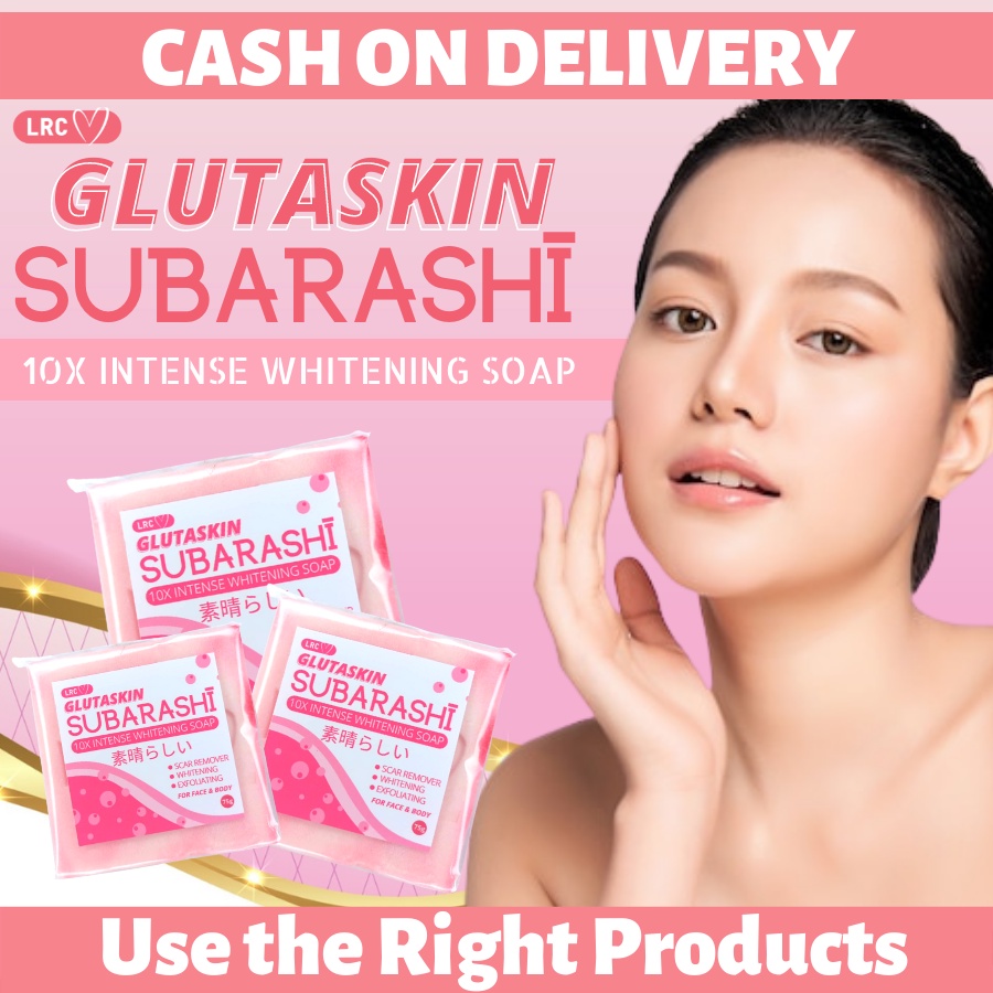 GLUTASKIN SUBARASHI SOAP 75g 10x Whitening Soap | Exfoliating Soap|Scar Remover Soap |Whitening Soap