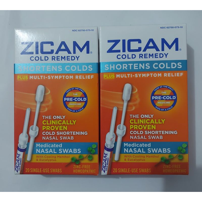 Zicam Cold Remedy Nasal Swabs 20 Swabs Shopee Philippines 