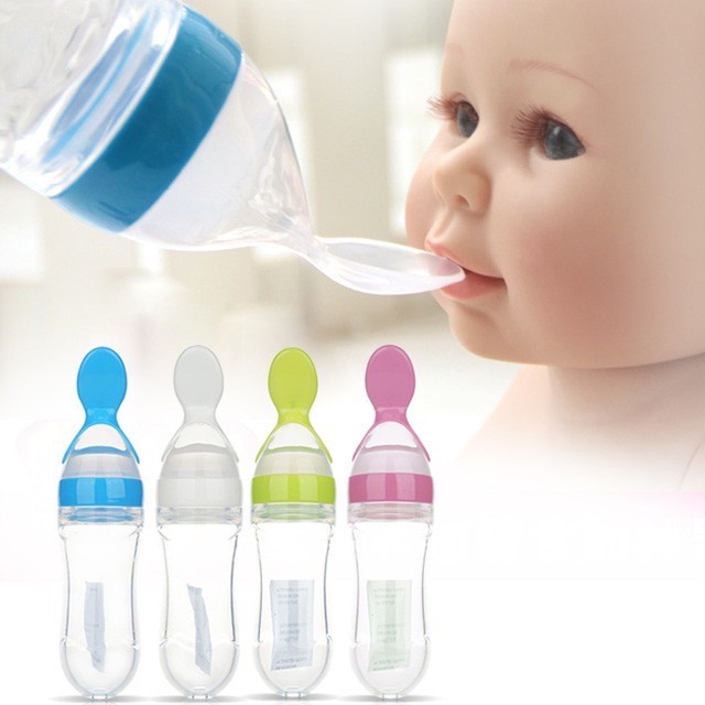 infant rice cereal in bottle