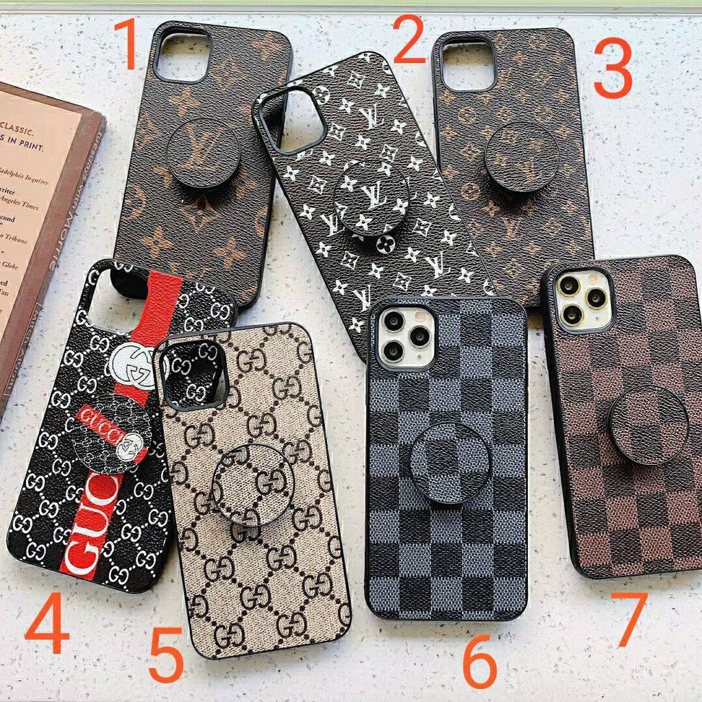 LV Leather Case with Ring Holder OPPO A37