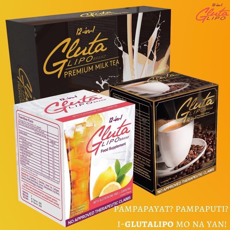Glutalipo Juice/Coffee/Milktea Shopee Philippines