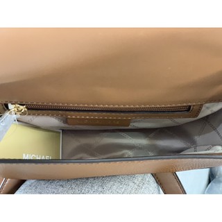 Original!!MICHAEL KORS Samira Small Flap Messenger Bag Luggage color ...