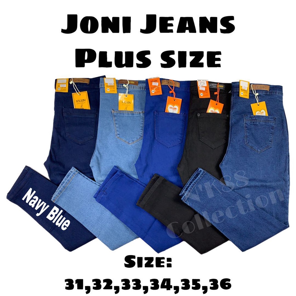 Plus size Joni Jeans for Ladies FZvV | Shopee Philippines