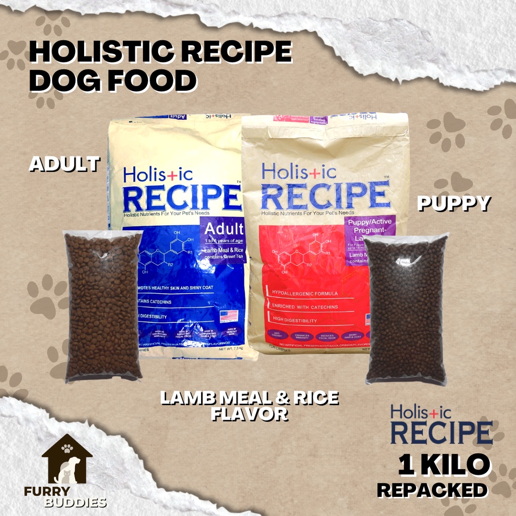 HOLISTIC RECIPE DOG FOOD 1 KILO PUPPY & ADULT (REPACKED) #1