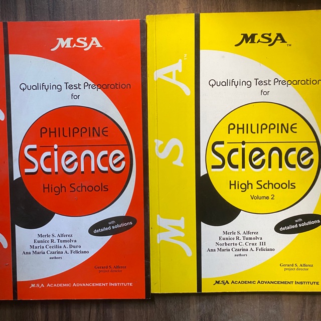 MSA Philippine Science High School Reviewer Shopee Philippines