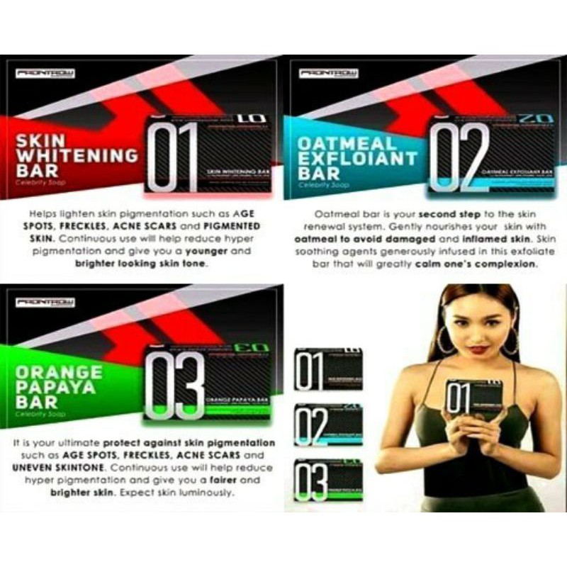 Frontrow Celebrity Soaps (01,02,03) Shopee Philippines