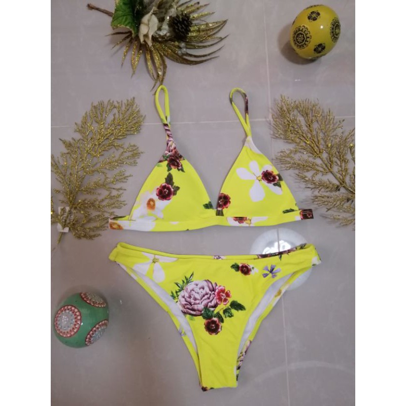two piece yellow bikini Shopee Philippines