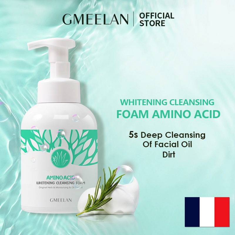 GMEELAN Facial Wash Amino Acid Foaming Facial Cleanser 500 ml For Face