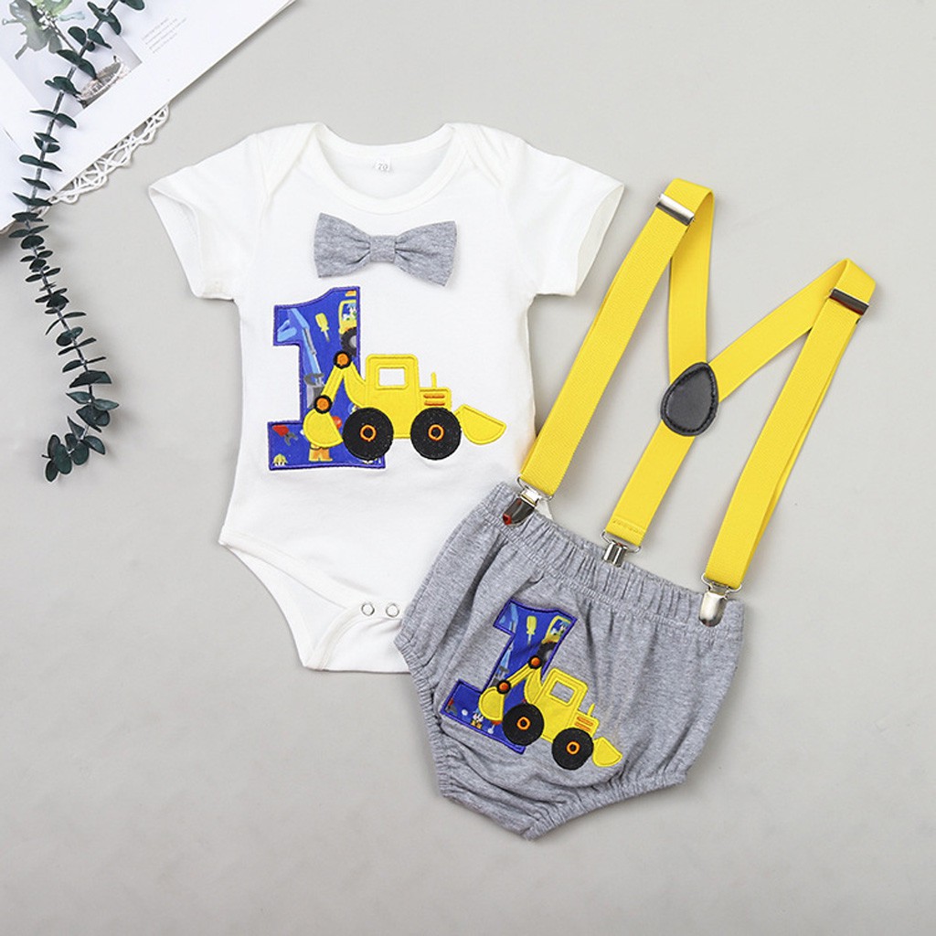 baby birthday romper
