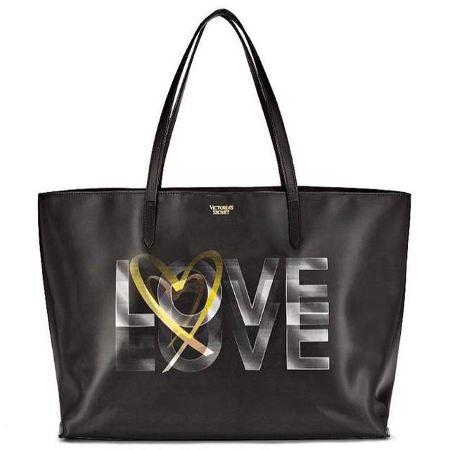 victoria secret love tote bag