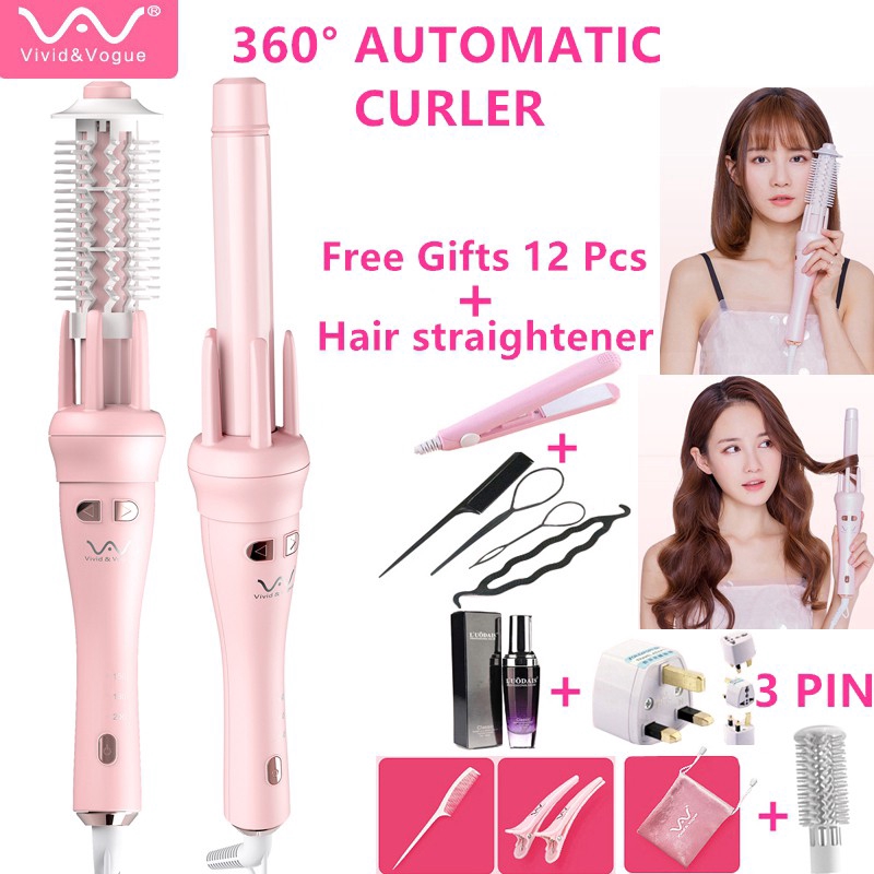 vivid & vogue ceramic curling wand