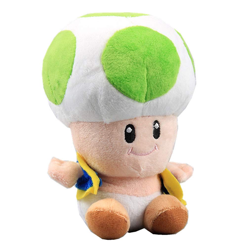 Super Mario Bros. Green Toad Plush 