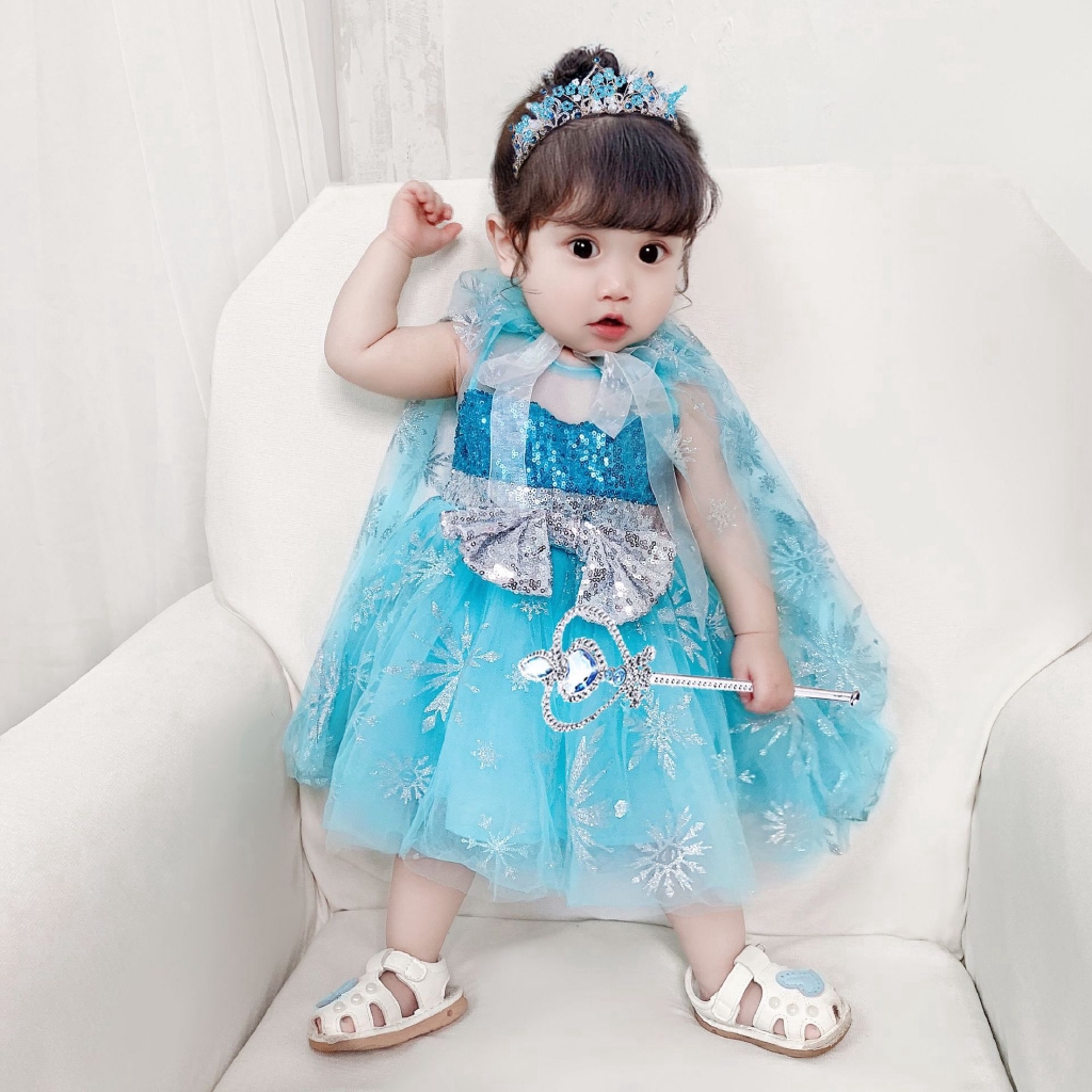 Frozen outfit store for baby girl