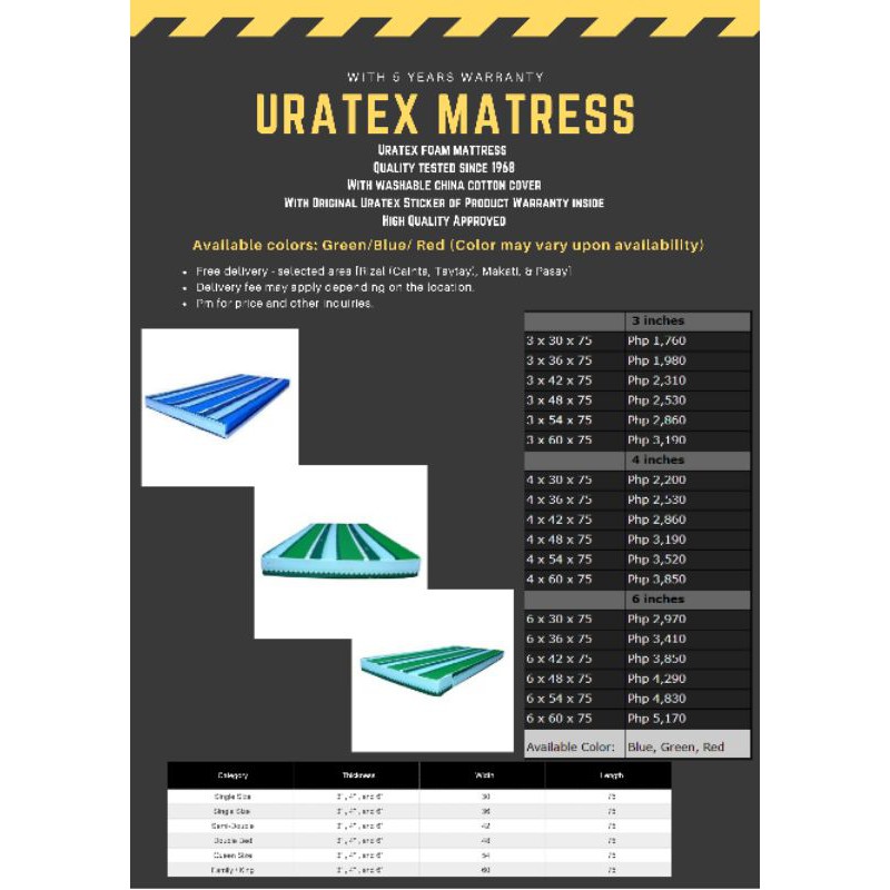 Bed Sheet Sizes Uratex at Gordon Tracy blog