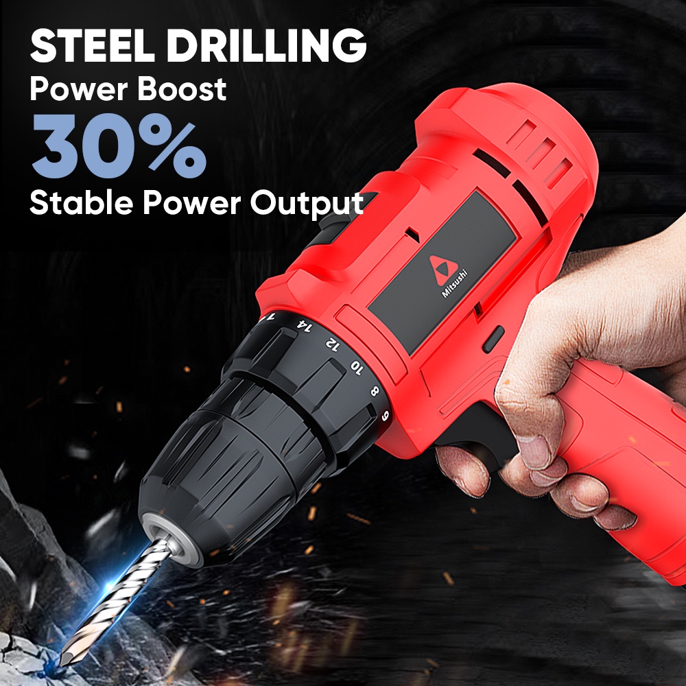 Mitsushi Cordless Drill Driver 12V /Hand Drill/Electric Drill Power
