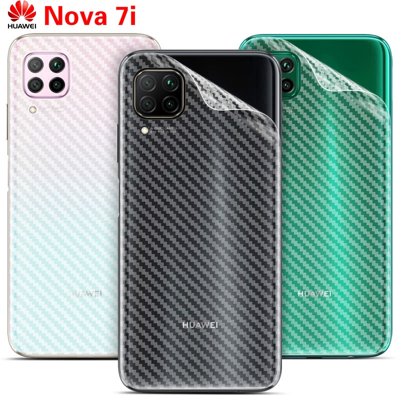 Huawei Nova 7i Carbon Fiber Pattern Matte Back Film Rear Sticker Huawei