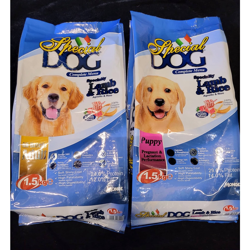 SPECIAL DOG Dry dog food for puppy and adult dog 1.5kg Shopee Philippines