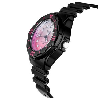 Casio (LRW-200H-4EVDR) Black Resin Strap 100 Meter Quartz Watch for Women #4