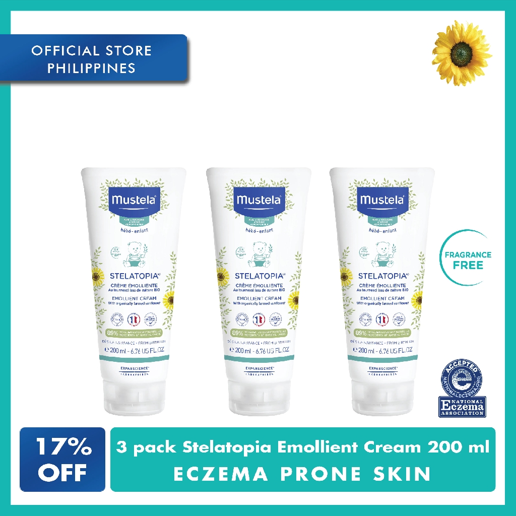 mustela stelatopia emollient cream 200ml
