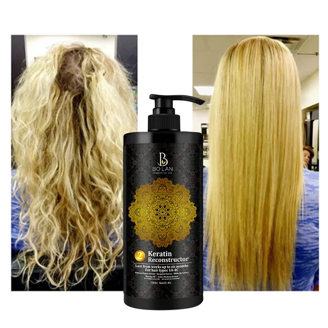 BOLAN BRAZILIAN KERATIN RECONSTRUCTOR WITH 80% STRAIGHTENING EFFECT ...