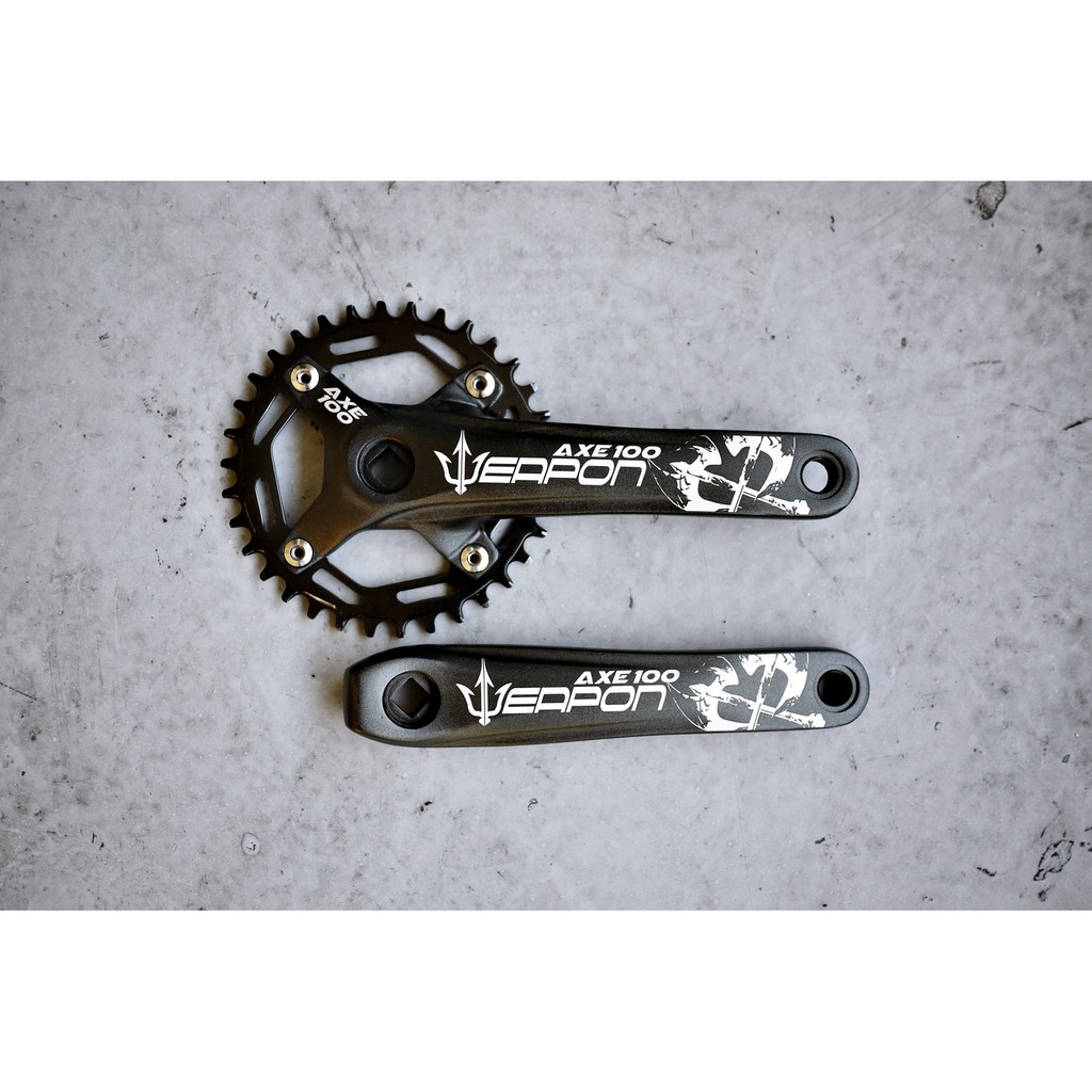 wide crank arm set