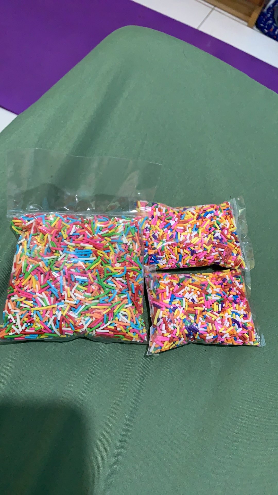 EDIBLE SPRINKLES WITH DIFFERENT COLORS 50G/100G | Shopee ...