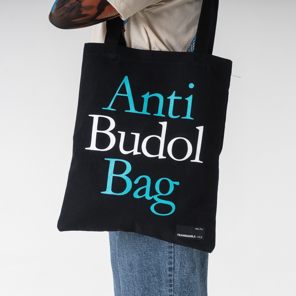 TEAM MANILA ANTI TOTE BAG (BLACK) Shopee Philippines