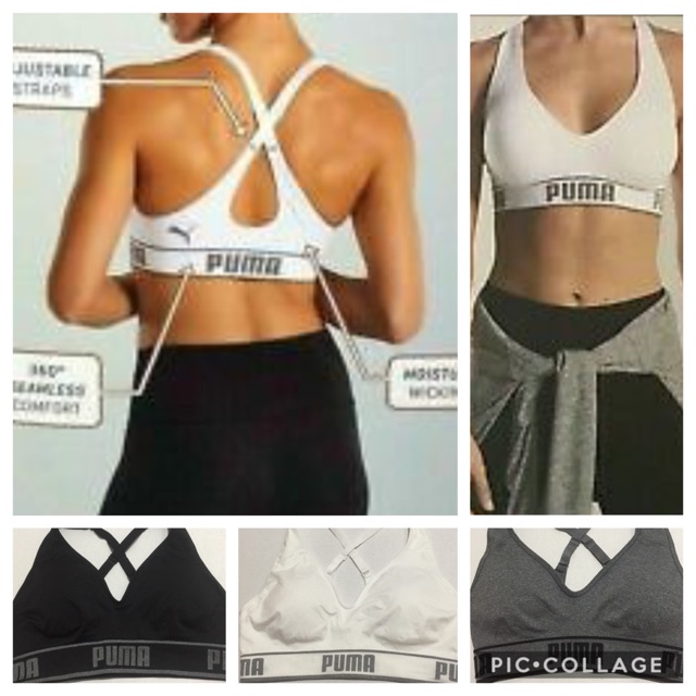 puma seamless sports bra