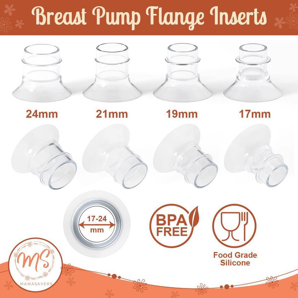 Mamasavers Breast Pump Flange Inserts Shopee Philippines