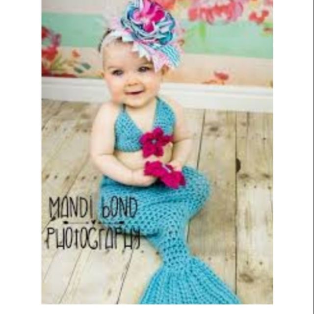 mermaid baby photoshoot