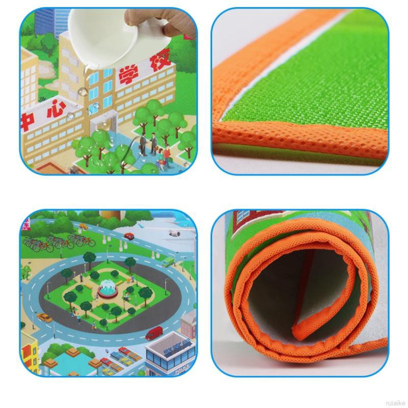 Baby City Road Play Floor Mat Pad Large Kids Children Toys Crawling Game Carpet Rugs