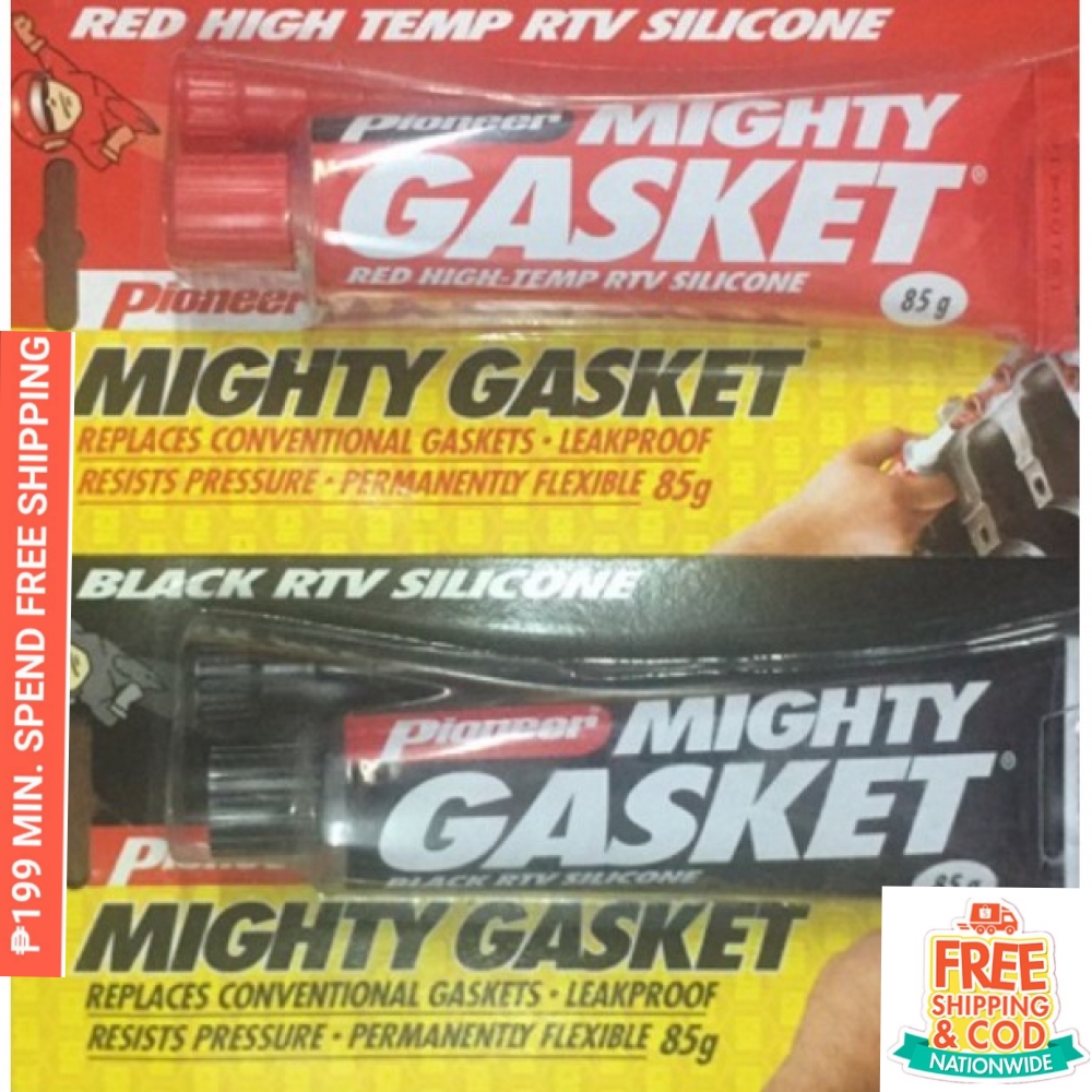 Pioneer Mighty Gasket Black Rtv Silicone Red High Temp Rtv Beecost