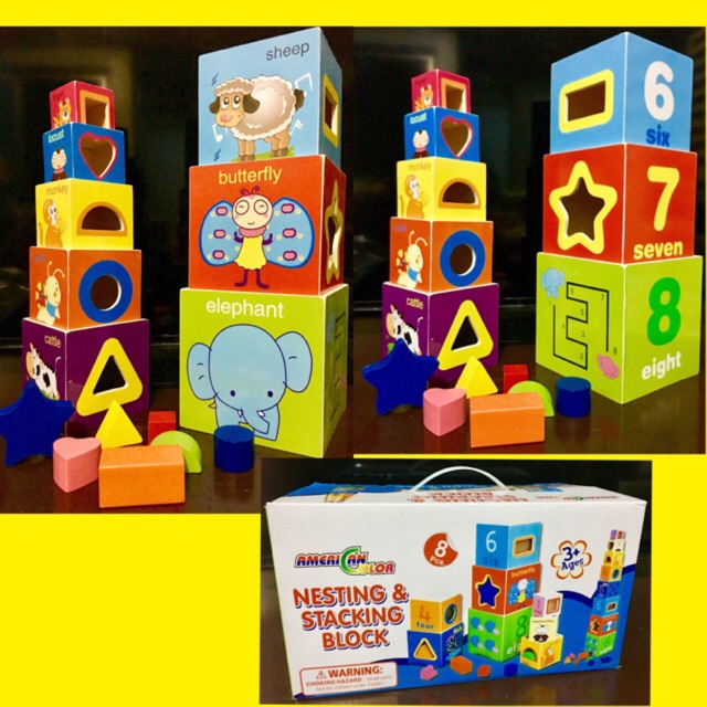 stacking blocks