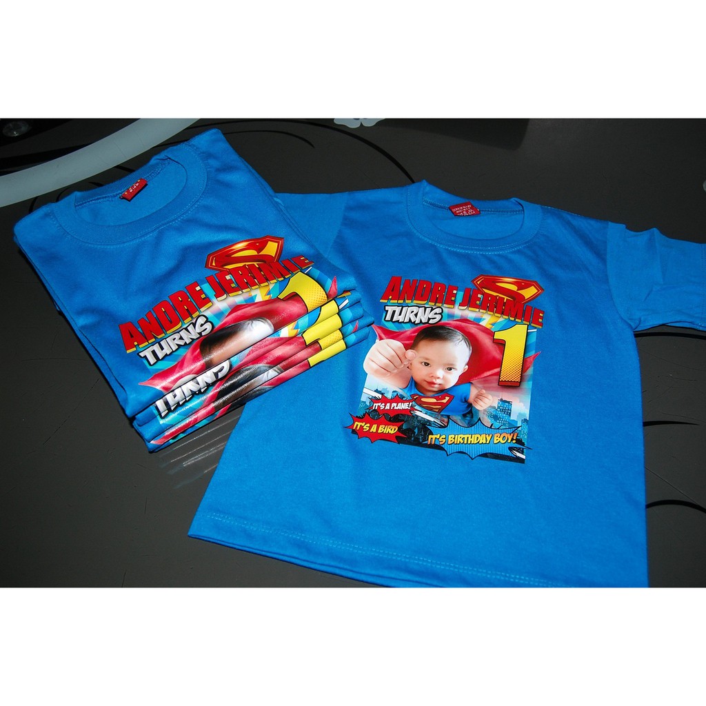 superman birthday shirt