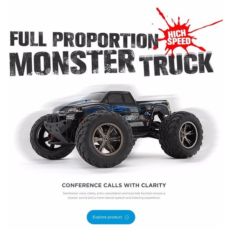 high speed rc monster truck