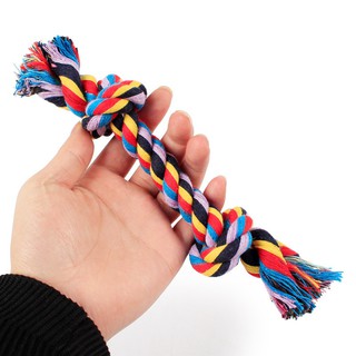 [Crazy Pet]Pet Rainbow Cotton Bite Rope Colorful Bite Resistant Dog Toy High Quality 3 Sizes #3