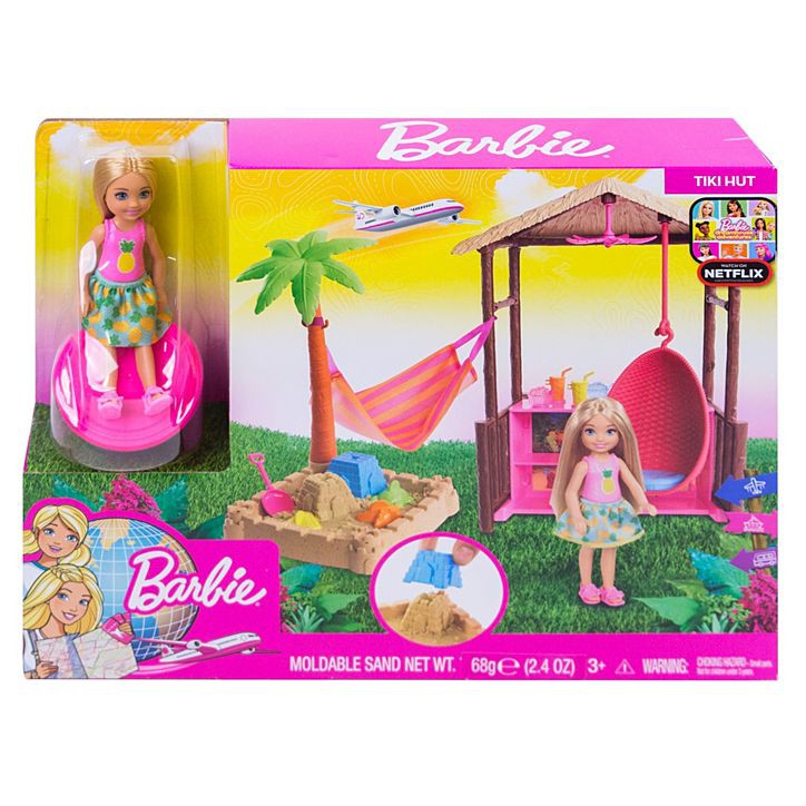 barbie chelsea tiki hut playset