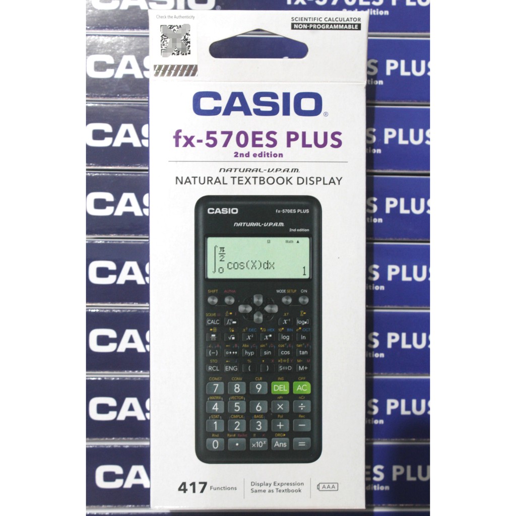 ORIGINAL Casio Fx 570ES PLUS Scientific Calculator 2nd Edition 